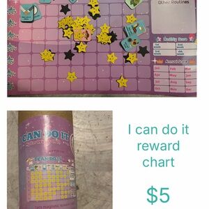 Reward Chart for Kids - Purple
